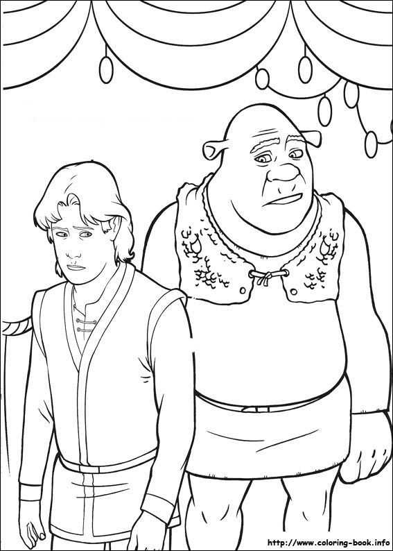 Shrek the Third coloring picture